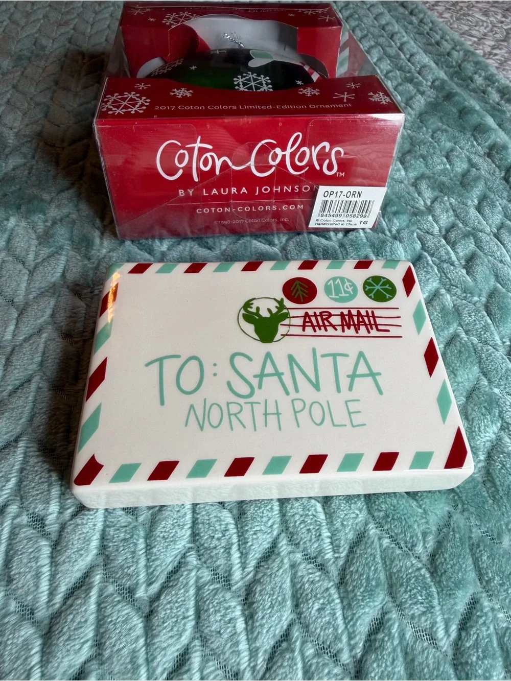 Coton colors mini & ornament letter to santa Retired